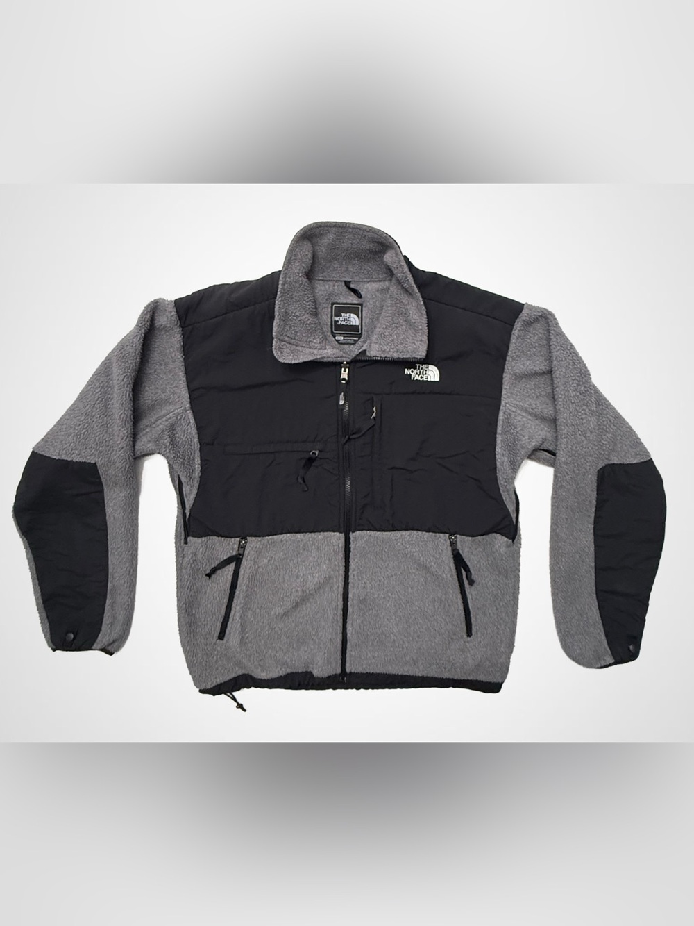 The North Face Denali Polartec Fleece Jacket Men’s M Gray Black